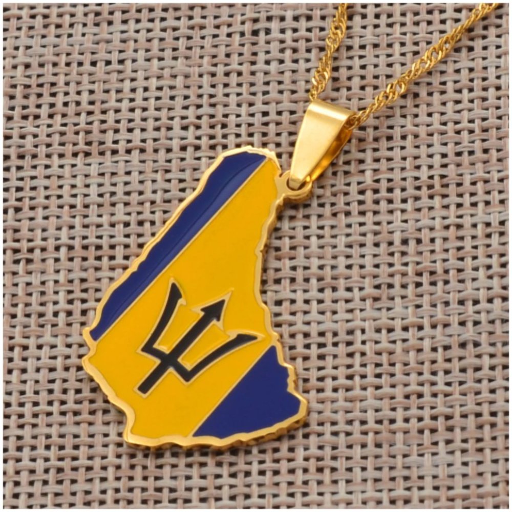 🇧🇧 Best Seller Barbados Pendant Unisex Necklace